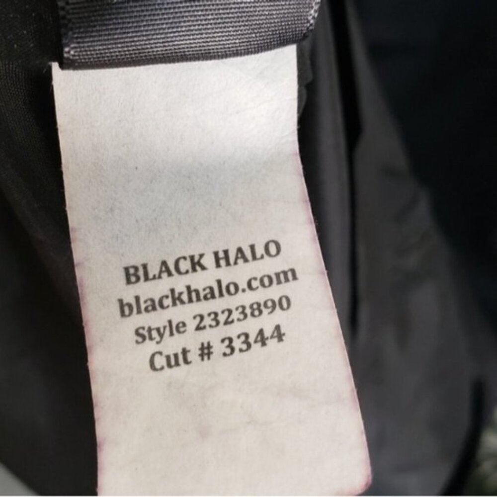 Black Halo White and Black Mini Dress - Picture 8 of 10
